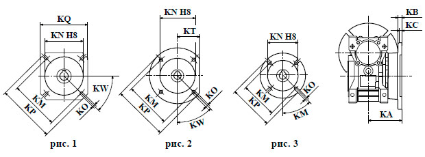 Выходные фланцы (габаритно-присоединительные размеры и внешний вид)